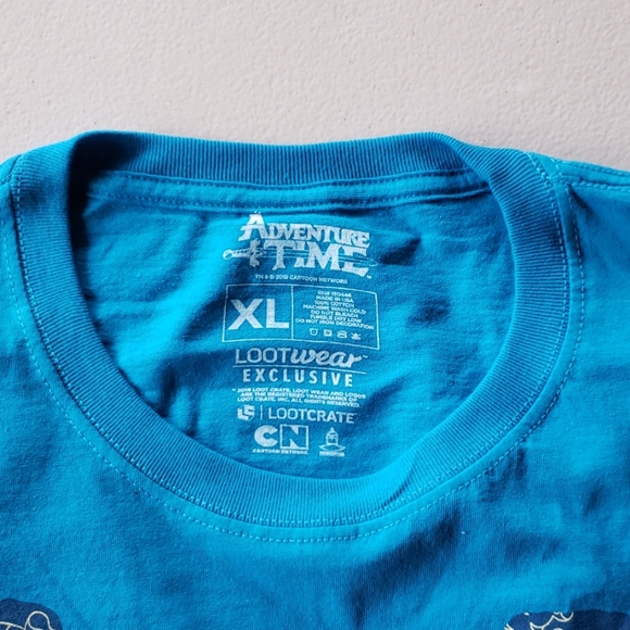 NEW * Adventure Time blue t-shirt - Picture 3 of 6
